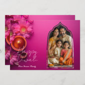 フォトと文字のカスタムRadiance & Rootsカード付き 招待状 (正面/裏面)