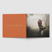 フォトの結婚婚約パーティフォイルのゲストブックの追加 ゲストブック (全面)