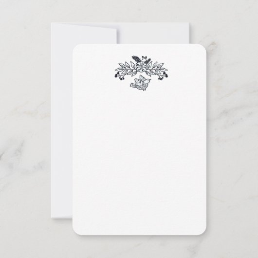 フォトアお洒落ルチフラワークリスマスありがとうC サンキューカード (裏面)