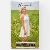 フォトアウトドア卒業パーティーの追加 横断幕 (縦)