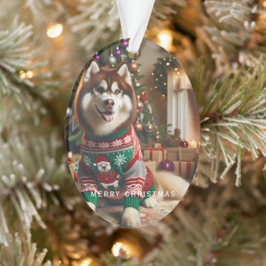 フォトアドメッセージアクリルオーナメント オーナメント (ツリー)