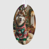 フォトアドメッセージアクリルオーナメント オーナメント (正面)