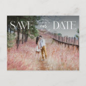 フォトアナウンスオーバーレイのファンシー保存 案内ポストカード (正面)