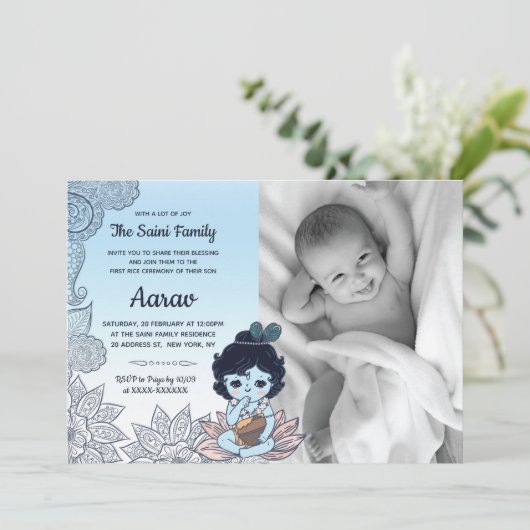 フォトアナンパラシャンファースト米式招待状 招待状 (スタンド正面)