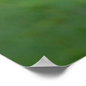 フォトアフリカンゼブラin the Green Grassポートレート ポスター (角)