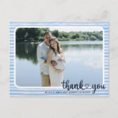 フォトアボカドベビーシャワーパーティーありがとう ポストカード (正面)