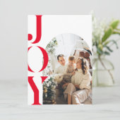 フォトアモダンミニマルルチの喜び 招待状 (スタンド正面)