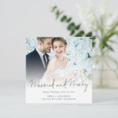 フォトアモダンレイと結婚したメリークリスマス シーズンカード (スタンド正面)