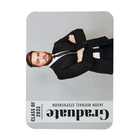 フォトアモダンレイシンプルグの発表 マグネット (縦)