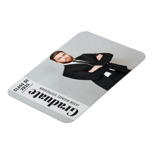 フォトアモダンレイシンプルグの発表 マグネット (左側)