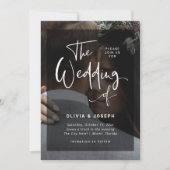 フォトアモダンレイ | 全て一結婚体 招待状 (正面)