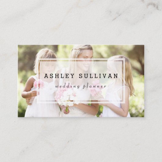 フォトアモダンレイ |写真の名刺 名刺 (正面)