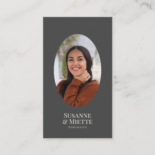 フォトアモダンーストーエレガントンフォトスタジオ 名刺 (正面)