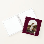 フォトアモダンーチのバ結婚ルガンディースパイラルゲストボー ノートブック (内部)