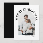 フォトアモダンーチミニマリストのクリスマス (正面/裏面)