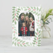 フォトアモダンーチ – 枝お洒落クリスマス シーズンカード (スタンド正面)