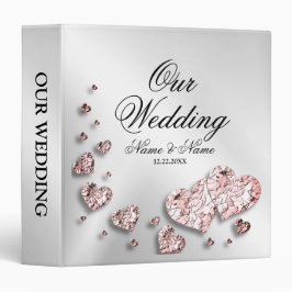 フォトアルバムウェディングパーティピンクピーチシャイニーハート