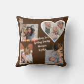 フォトアルバムコラージュ装飾用クッションパーソナライズされた, クッション (裏面)