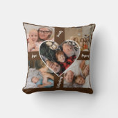 フォトアルバムコラージュ装飾用クッションパーソナライズされた, クッション (正面)