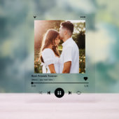 フォトアルバムモダンミュージック結婚の記念日 アクリルサイン (ニュートラル)