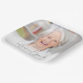 フォトアレエレガントイ退職パーティー紙プラット ペーパープレート (傾斜あり)