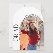 フォトアーエレガントチ卒業2025パーティー 招待状 (正面)