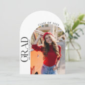 フォトアーエレガントチ卒業2025パーティー 招待状 (スタンド正面)