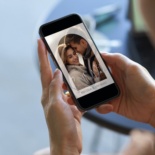 フォトアーチテンプレートエレガントウェディング セーブザデート