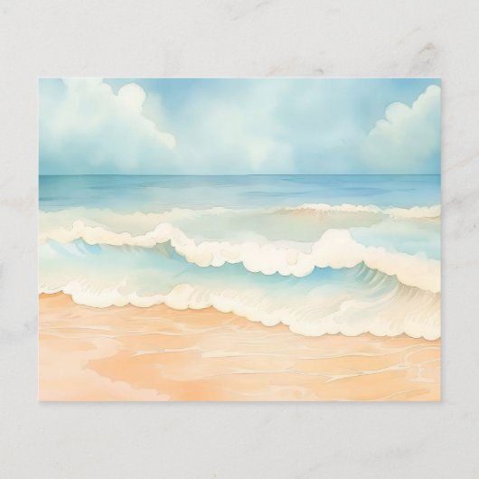 フォトアーチビーチ結婚式予算日付の保存 チラシ (裏面)