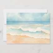 フォトアーチビーチ結婚式 セーブザデート (裏面)