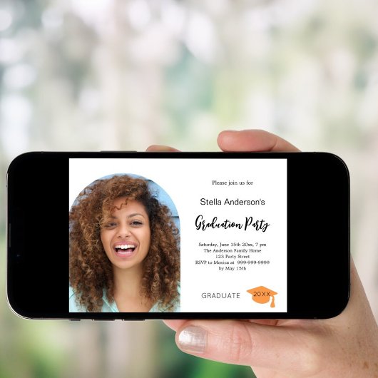 フォトアーチ卒業パーティー2025 招待状