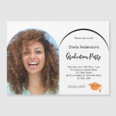 フォトアーチ卒業2025 マグネット招待状 (正面)