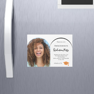 フォトアーチ卒業2025 マグネット招待状