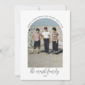 フォトアーチ – スクリプトファミリー名 – 植物学の背中 シーズンカード (正面)