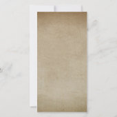 フォトアーチ、金ゴールドウェディング日付ブックマークを保存 (裏面)