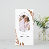 フォトアーチ、銅ウェディング日付ブックマークを保存 (スタンド正面)