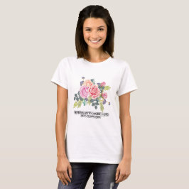 フォトアートカスタムーのパーソナライズ引用文ライトウーマン Tシャツ