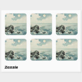 フォトアートステッカー、美しいフォトステッカー スクエアシール (シート)