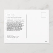 フォトアートポストカードの追加テンプレート シーズンポストカード (裏面)