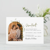 フォトアーミニマルチ結婚式招待状 招待状 (スタンド正面)