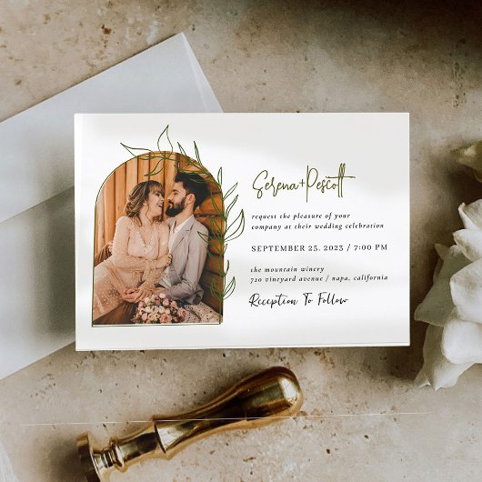 フォトアーミニマルチ結婚式招待状 招待状