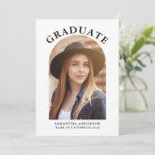 フォトアーモダンチの卒業 案内状 (スタンド正面)