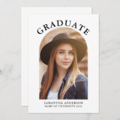 フォトアーモダンチの卒業 案内状 (正面/裏面)