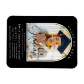 フォトアーモダンチ卒業生脚卒業パーティー マグネット (横)