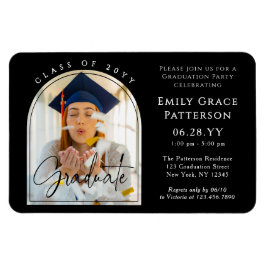 フォトアーモダンチ卒業生脚卒業パーティー マグネット