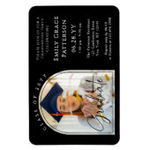 フォトアーモダンチ卒業生脚卒業パーティー マグネット (縦)