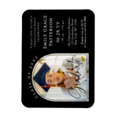 フォトアーモダンチ卒業生脚卒業パーティー マグネット (縦)