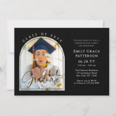 フォトアーモダンチ卒業生脚卒業パーティー 招待状 (正面)