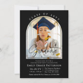 フォトアーモダンチ卒業生脚卒業パーティー 招待状 (正面)