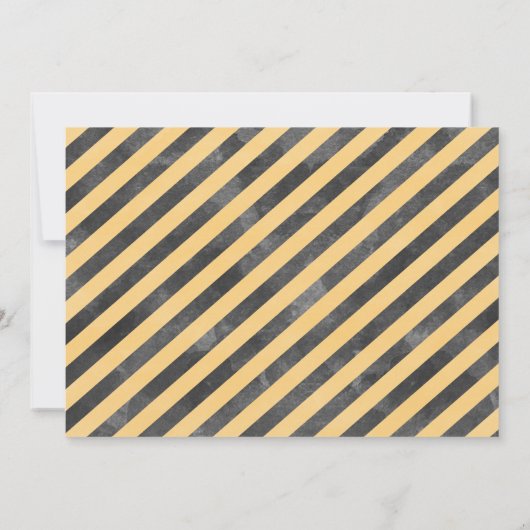 フォトイエローボーイズ建築ダーティ3rdy誕生日 招待状 (裏面)